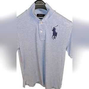 Polo Ralph Lauren Juniors Polo Shirt. Light Blue Large 14/16